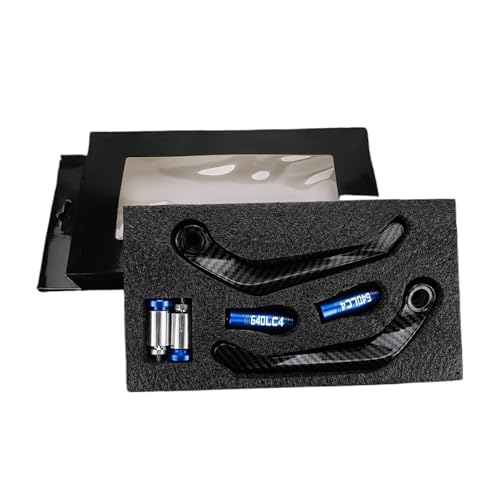 Levier frein et d'embrayage protection guidon bleue pour moto 640 LC4