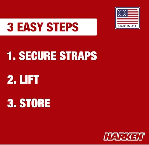 Almacenamiento de garaje superior HARKEN para elevación de herramientas 5