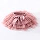 Beganly Baby Mädchen weiche Flauschige Rüschen Tüllrock mit Windelbezug Kleinkind Prinzessinnen Party Tutu Sets mit Blumen Stirnband Staubige Rose 6-12 Monate(Dusty Rose M)