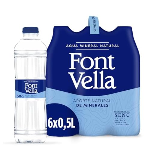 Font Vella Agua Mineral Natural, 6 x 50cl