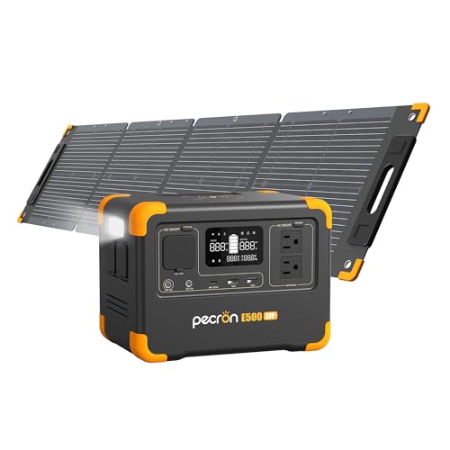 PECRON |[^ud E500LFP 600W/576Wh ^ _S e ACi600W APPu UPS |[^uobe[ 1.5ԋ}[d Type-C[d É ߓd LEDCgt \[[d@ ~dr L