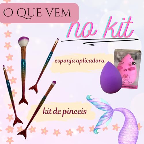 Kit Maquiagem Infantil Kawaii Menina Criança Presente Make Essencial