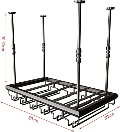 Casier à bouteilles vintage suspendu et support de rangement de cuisine - 3
