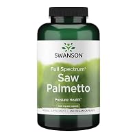 Swanson Premium Saw Palmetto 540mg, 250 Capsules