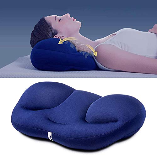 Maywind Microbead Pillows, Sleeping Neck Pillow with Micro Airballs Ergonomic Cervical Pillows for Neck Pain Back Side and Stomach Sleepers, Machine Washable