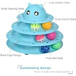 UPSKY Cat Toy Roller 3-Level Turntable Cat Toys Balls with Six Colorful Balls Interactive Kitten Fun Mental Physical Exercise Puzzle Kitten Toys - Image 4