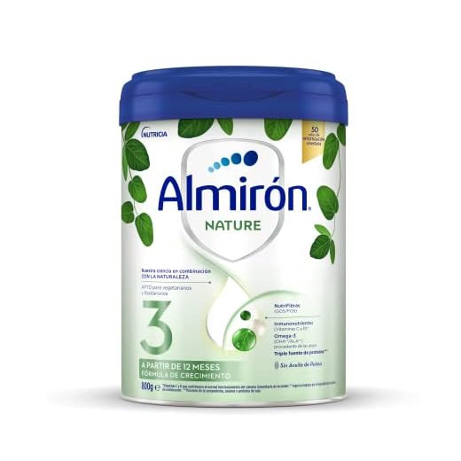 Almirón Nature 3 Leche de crecimiento en Polvo, desde los 12 meses, 800g, 1 item