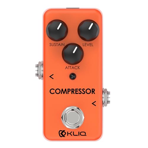KLIQ Tiny-Compressor Effect Pedal for Guitar & Bass