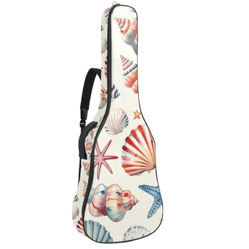 Housse de guitare basse et acoustique 109 cm en tissu Oxford avec sangle à dos