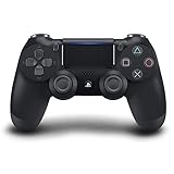 Playstation Sony, Manette PS4 DUALSHOCK 4 Officielle, Accessoire 4, Sans Fil, Batterie Rechargeable, Bluetooth, Couleur : Jet Black