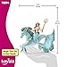 Schleich Bayala - 3 PC Mermaid Eyela Figure with Magic Horse - Mermaid Toy and Seahorse Playset for Girls and Boys - Underwater Fairy and Unicorn Toy - Fantasy Figurines for Kids Ages 5+ | 70594