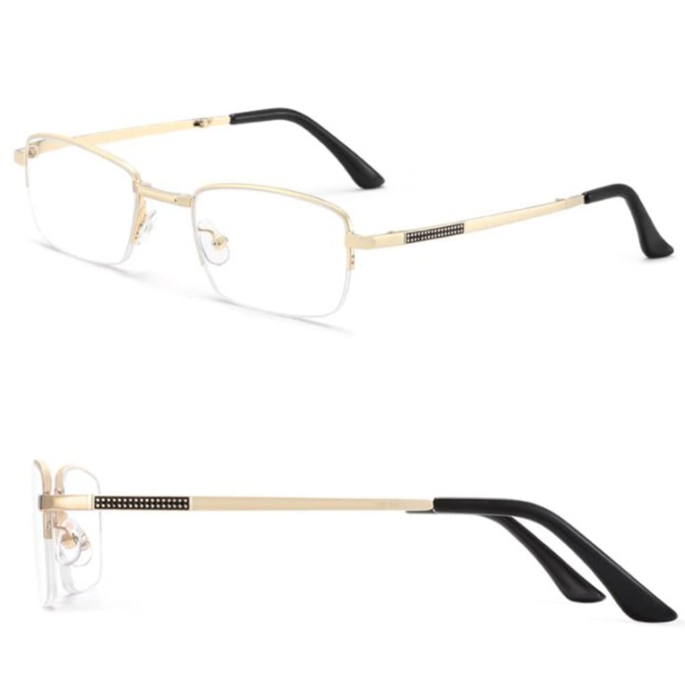 XUAN Gafas De Lectura Hombres Gafas Plegables Gafas De Lectura Multifocales Progresivas Gafas De Ordenador Anti Luz Azul Anti Reflejante (Size : 3.0 x)