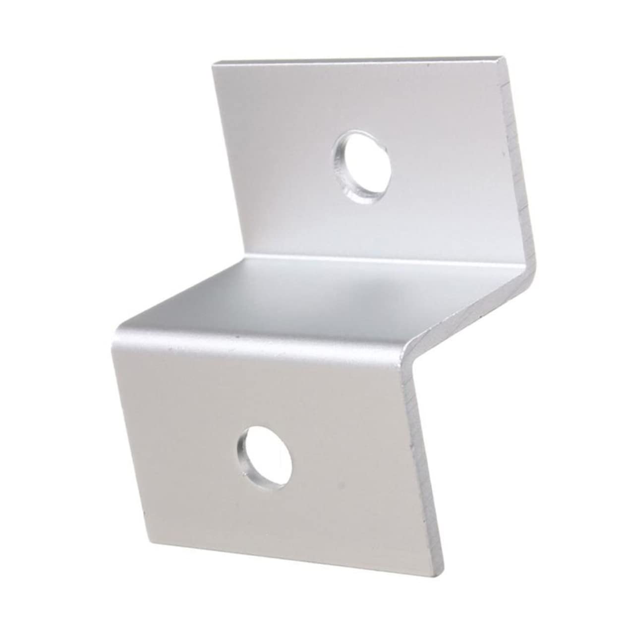 BESPORTBLE Staffa di Montaggio Pannello Solare Z in Metallo Argento con Dadi e Bulloni 8 Pezzi, Peso Leggero, Foro Differenziato per Pareti e Camper