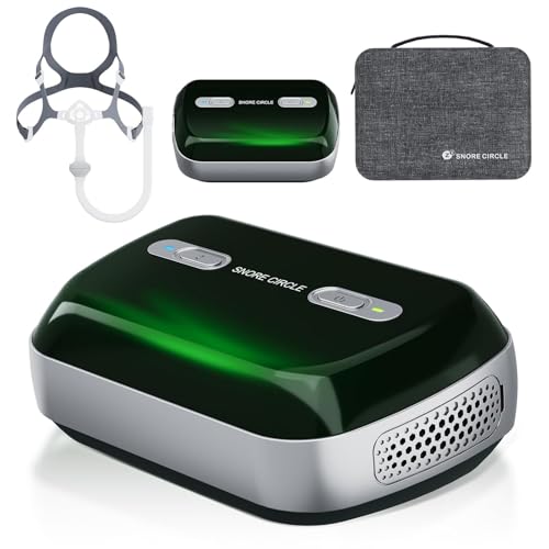 Sleep Apnea Machine Fully Automatic Sleep Breathing Machine with Dual Adjustable Modes Sleep Ventilator Travel Machine with Accessories &Travel Bag Efficient and Quiet