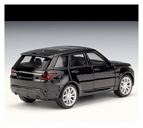 Modelo Land Rover Range Rover 1:36 Metal Negro miniatura 4
