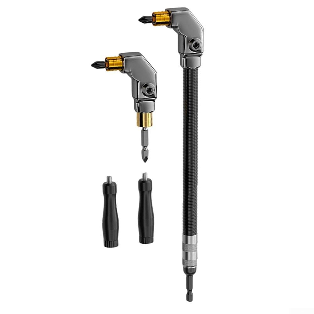 Embout de tournevis d'angle 90 degrés avec embout à double tête robuste et précis