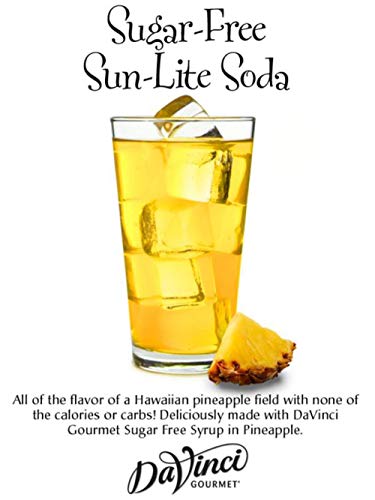 Da Vinci Gourmet Pineapple Sugar Free Syrup, 750 mL