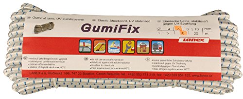 Preisvergleich Produktbild LANEX Gummischnur GumiFix 10 m weiß, Größe:3 mm