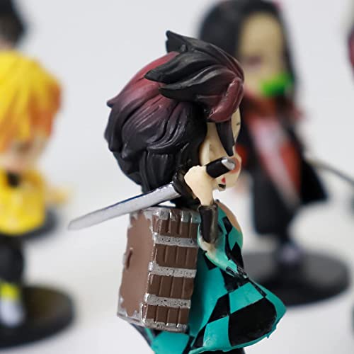 Anime Figure 6Pcs Anime Action Figures Set Home Office Desktop Decoration Cartoon Figure Toy Gift For Anime Fans #TOP4