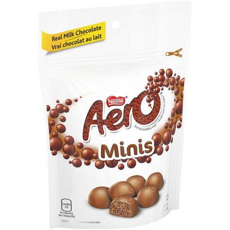 Aero Milk Chocolate Mini's, 135g/4.8oz, (Imported from Canada)