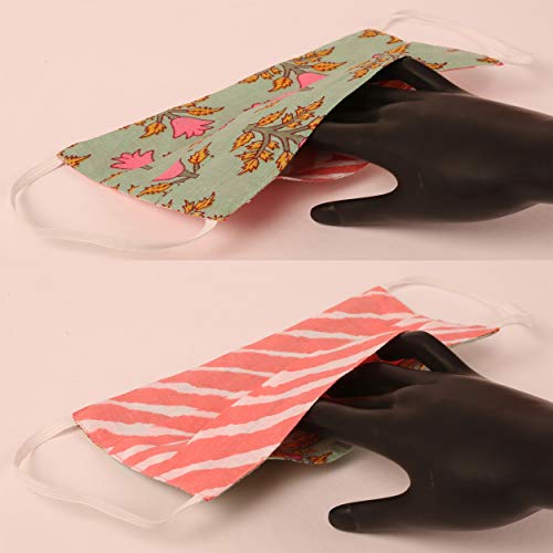 Image of Touchstone Filter pocket nose bridge double layer anti-pollution smog smoke cold cough protective cotton face mask Reusable Machine Washable for men, women.