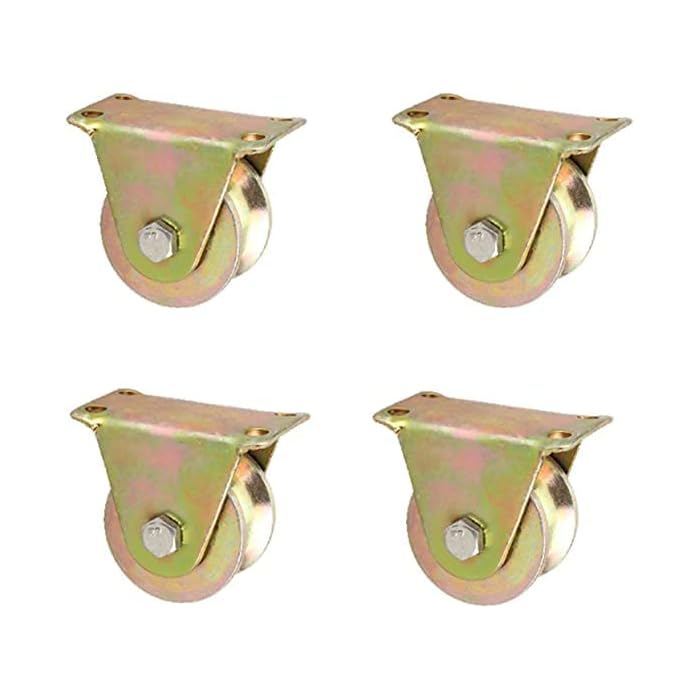 Buy AQSON Casters, UShaped Track Wheels, 4pcs Sliding Gate Roller