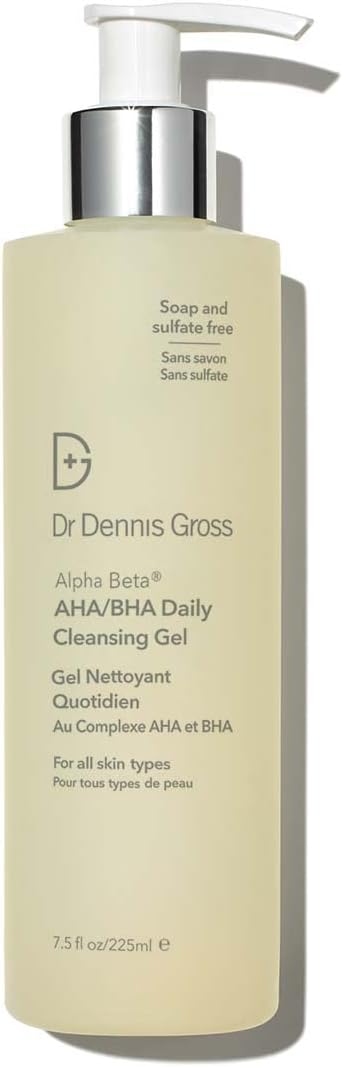 Alpha Beta® AHA/BHA Daily Cleansing Gel, for Skin That is Dull, Congested and Uneven Tone & Texture (7.5 Fl Oz)
