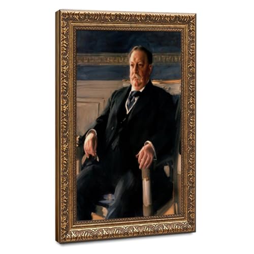 Toile William Howard Taft avec cadre à suspendre pour mur d'exception