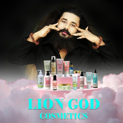 Image of Lion God Face Serum For Instant Brightening & Glowing Skin | With Hyaluronic & Vitamin C | For Men & Women | 15ml