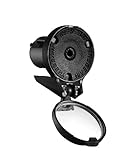 THE BEAM Adult Unisex Corky Urban Universal Mirror for Bicycles and E-Bikes, Mountain Bikes or Scooters, Black, Mirror Diameter 35 mm