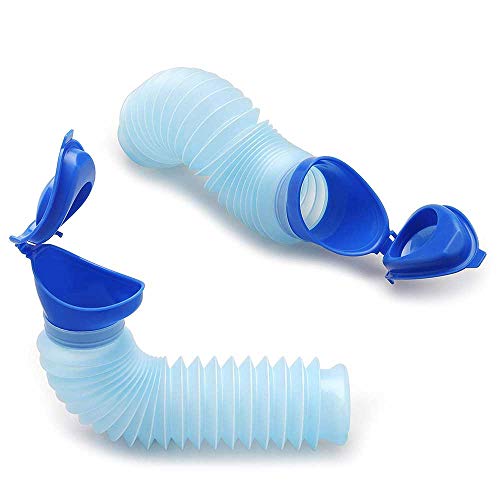 image for DricRoda Set of 2 Portable Travel Urinal, Collapsible Urinals for Men 