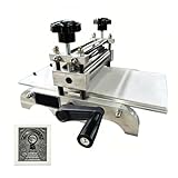 【Rullo di Precisione da 50mm per Stampe Perfette】Dotato di un rullo rinforzato da 5 cm di diametro, garantisce una distribuzione uniforme della pressione. Ottieni dettagli nitidi per linoleum, acquaforte e xilografia senza sbavature. Ideale per progetti professionali e creazioni DIY di alto livello.