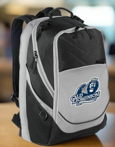 Image of Broad Bay Old Dominion Backpack | Official ODU Logo, Padded Laptop Computer Section, Premium 600 Denier Nylon Fabric,