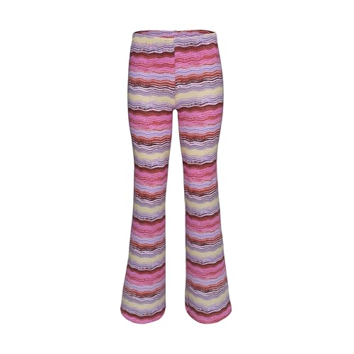Image of Billabong Girls' Tell Me Elastic Waist Flared Pants, High-Waist, Pull-on Closure