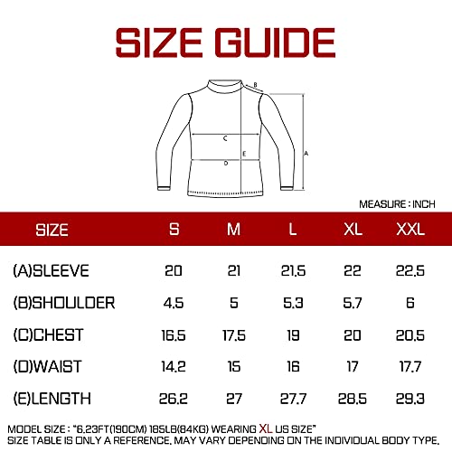 Exio Japan Men's Mock Turtleneck Compression Shirt Cool&Dry Baselayer Top Ex-T02 (Medium, Ext02-Bk) #TOP5