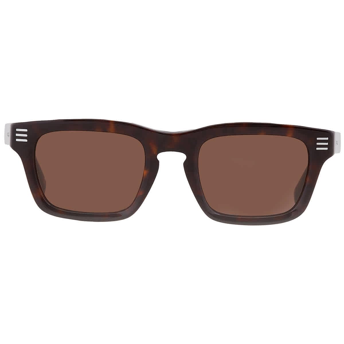 Amazon.com: BURBERRY Sunglasses BE 4403 F 300273 Dark Havana Brown 