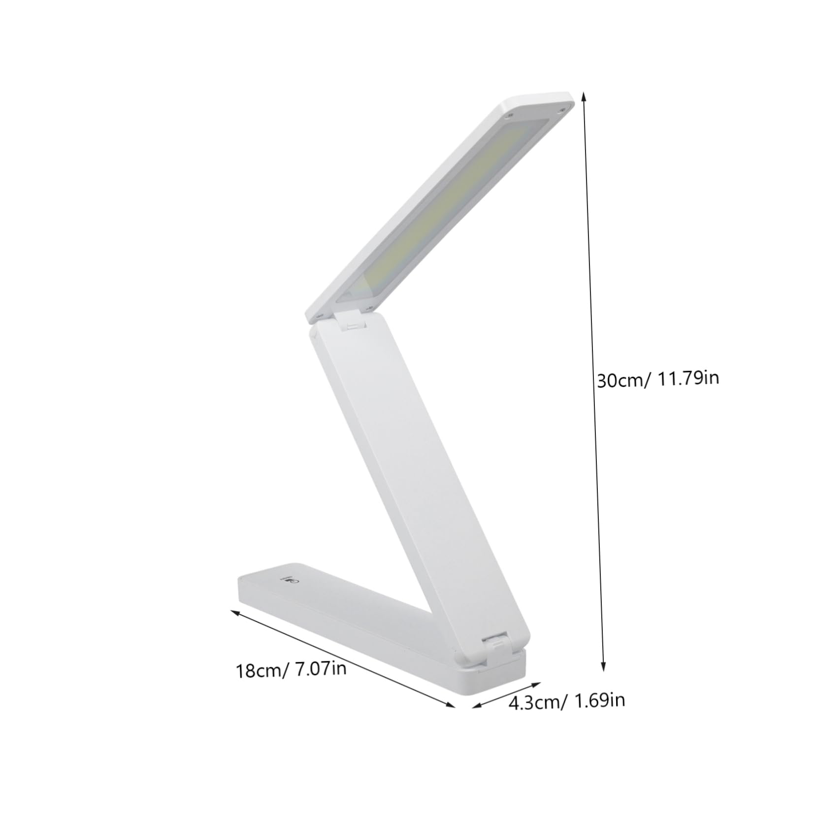 ARTIBETTER 1pc Folding Led Desk USB Rechargeable and Battery Powered Portable Reading Light for Home Travel and Study