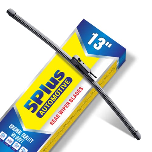 Image of 5 PLUS 13 inch Rear Wiper Blade Replacement for Mercedes-Benz GLC300 2020-2016 GLC350e GLC63 AMG GLC63 AMG S 2020-2018 /BMW X1 2015-2012 /Land Rover Discovery 2020-2017 BACK Windshield Wiper(13-I /A334H)