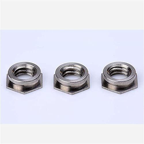 F-M6/0420 Self-clinching Flush Nuts Server Cabinet Insert Nut for Sheet Metal Tuercas Ecrou Moeren Tuerca Flush Fasteners Vis PC - (Size: F-M6, Color: 4 (400pcs))
