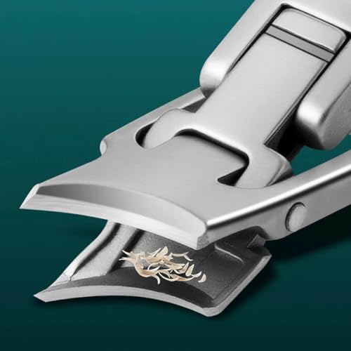 Nail Clipper Set, Stainless Steel Anti-Splash Sturdy Ergonomics Slanted Fingernail Clippers with Wide Blade Edge, Effortless Pruning Portable Storage Rust Prevention Small Nail Clippers for Nail Care — view 3