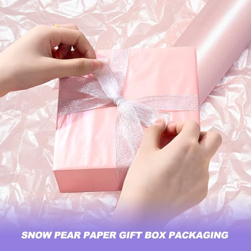 Seidenpapier Rosa Verpackungsmaterial 50 x 70 cm Rosa Tissue Paper Metallic Blumenpapier Seidenpapier Pink zum Verpacken 20 Blatt
