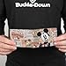Buckle-Down Men's Disney Wallet, Bifold, Classic Mickey Sitting Pose Close Up Stacked Comics, Vegan Leather, Multicolor, Standard Size