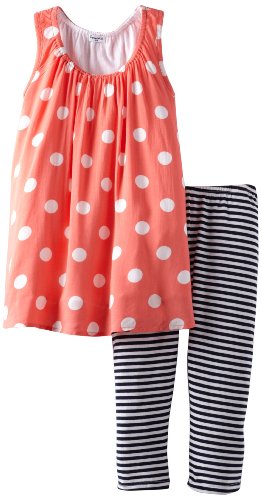 Image of Splendid Littles Girls 2-6X Pool Party Dot Tunic Set