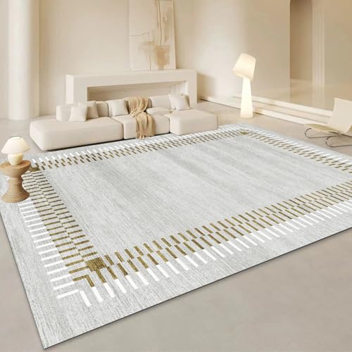 Frisence ラグマット 120×160cm 洗える 厚手 シャギーラグ カーペット 防音 防寒 滑り止め付き ふわふわ やわらかい マイクロファイバー 北欧風 モダン おしゃれ ホットカーペット・床暖房対応 ペット・子供部屋・リビング用 FRISY0