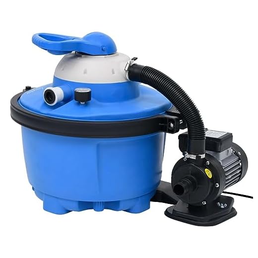 Bomba De Filtro De Arena 200 W 25 L 385X620X432 Mm Azul Y Negro