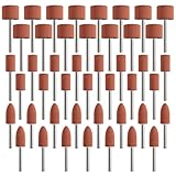 Sanding Bits for Dremel Rotary Tool, 45Pcs Grinding Stone Sanding Drill Bits with 1/8