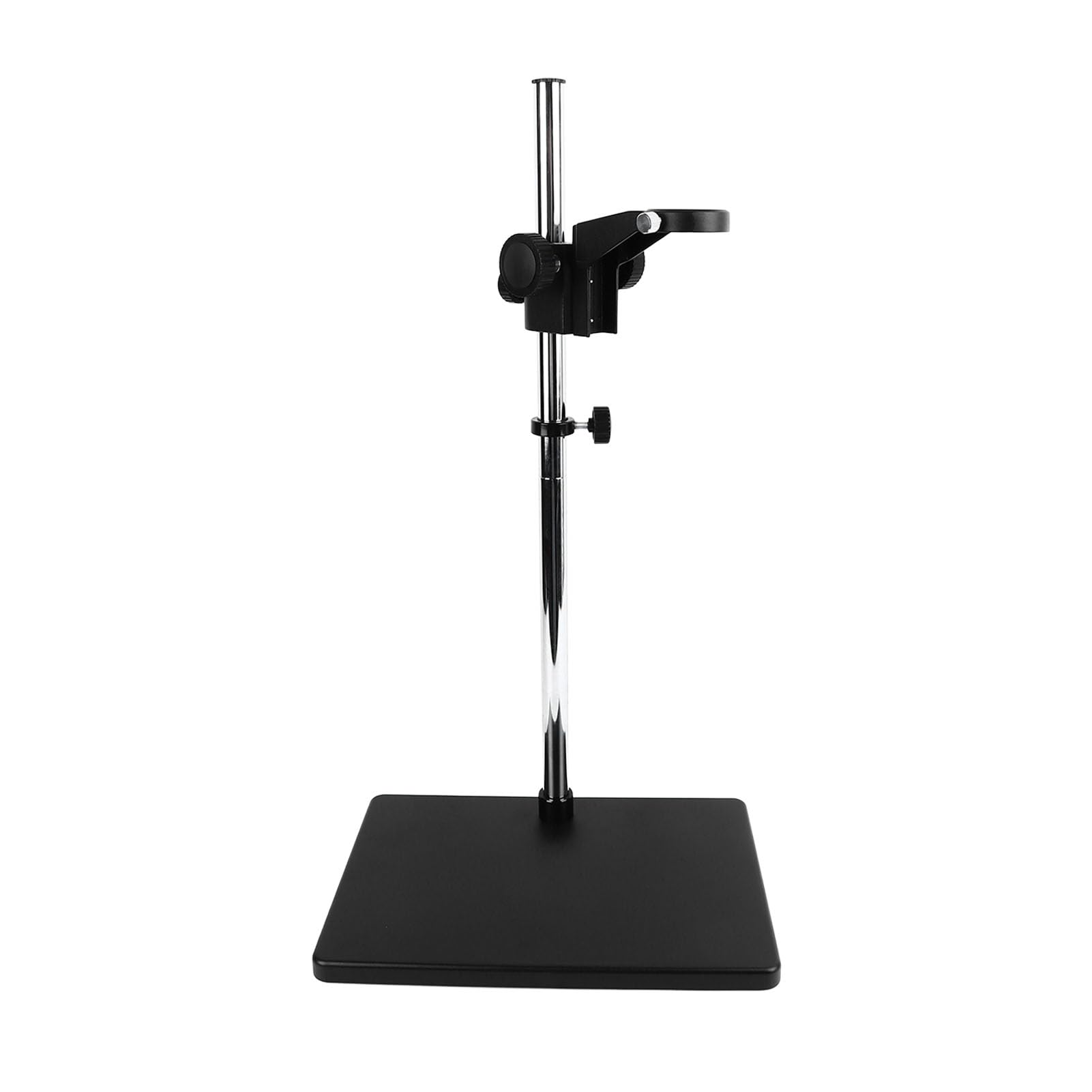 Fafeicy Soporte de Elevación para Cámara Industrial, Aleación de Aluminio, óptimo para Microscopios Digitales, Diseño Estable, Diámetro de Columna de 24,7 Mm, Ideal para Uso en Banco de Experimentos