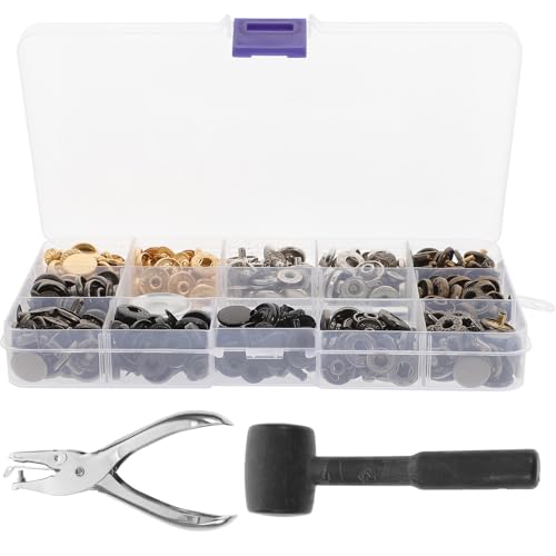 Boutons-pression en métal pour réparer et personnaliser vos chemises et pulls