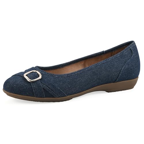 Image of Cliffs by White Mountain Women's Cushioned Calming Ballet Flat