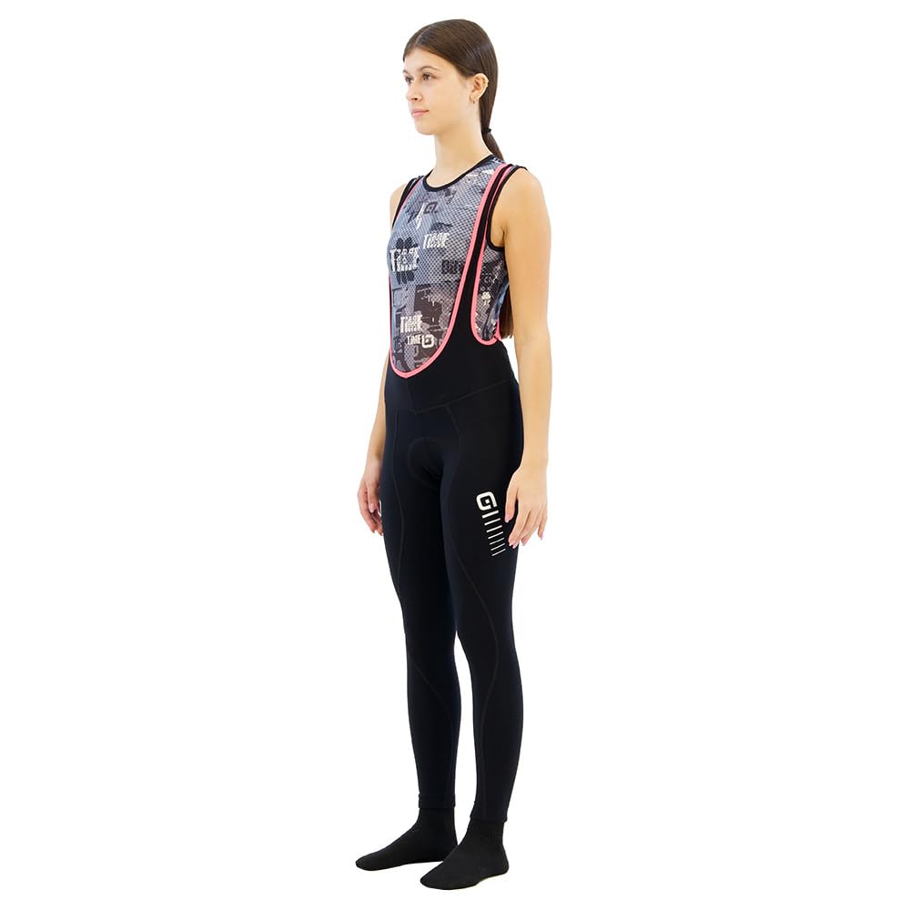 Alé Cycling Solid Essential 2021 - Salopette da donna, colore: Nero